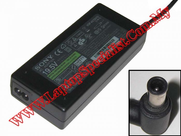 Sony 19.5V 4.7A VGP-AC19V36/VPG-AC19V41 (Pin) Power Adapter - Click Image to Close