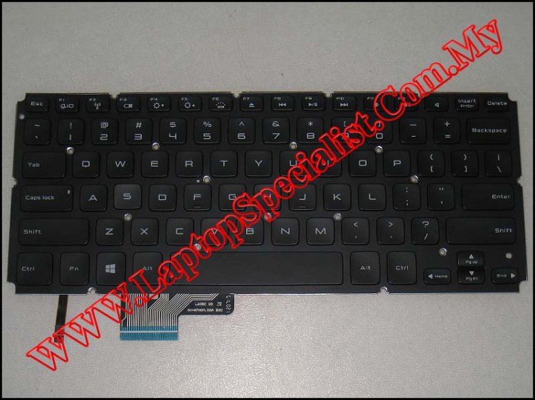Dell XPS L421x New US Keyboard with Backlight DP/N TDVVC - Click Image to Close