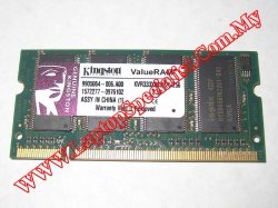 256MB 333MHz Kingston KVR333X64SC25/256 DDR RAM PC-2700