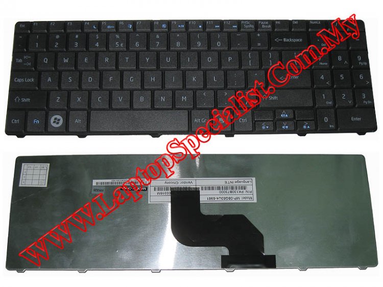 Acer Aspire 5516 New US Keyboard KBI170A140 - Click Image to Close