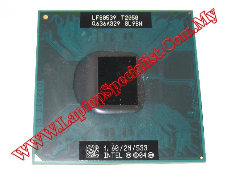 Intel® Core™ Duo Processor T2050 1.6 GHz 533 MHz 2MB - Click Image to Close